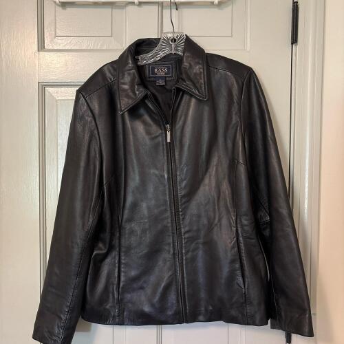 G.H. Bass & Co. Black Leather Jacket