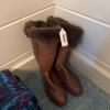 Bass Shearling-Lined Leather Boots - 9