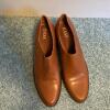 Bass Brown Leather Block Heel Shoes - 2