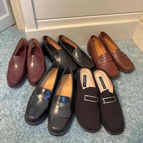 Assorted Women's Loafers: Weejuns, Liz Claiborne