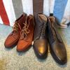 Men's Leather and Suede Lace Up Shoes - 5
