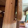 Rustic Drop-Leaf Wooden Table - 7