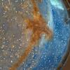 Blue Speckled Enamelware Bowl and Plate - 4