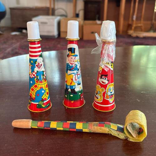 Vintage Children's Party Noise Makers