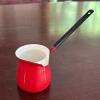 Small red Enamel Turkish Coffee Pot - 2