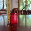 Small red Enamel Turkish Coffee Pot - 6