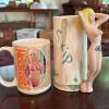 Novelty Ceramic Nude Woman Mug & Hooters Mug