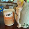 Novelty Ceramic Nude Woman Mug & Hooters Mug - 10