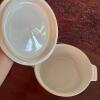 White Anchor Hocking Covered Casserole Dish - 3