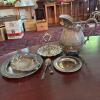 Assorted Silverplate & Metal Tableware