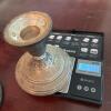 Two Candle Holders with Weighted Sterling Bases - 9