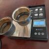 Two Candle Holders with Weighted Sterling Bases - 10