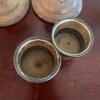 Two Candle Holders with Weighted Sterling Bases - 13