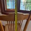 Wooden Spindle Back Chair with Cane Seat - 9