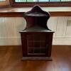 Bombay Company Corner Wall Cabinet With Glass Door