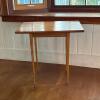 Rectangular Wooden Accent Table with Tapered Legs