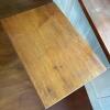 Rectangular Wooden Accent Table with Tapered Legs - 2