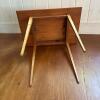 Rectangular Wooden Accent Table with Tapered Legs - 4