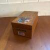Wayne Novelty Wooden Index Card File Box - 2