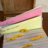 Wayne Novelty Wooden Index Card File Box - 9