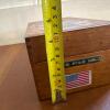 Wayne Novelty Wooden Index Card File Box - 12