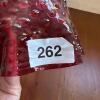 Cranberry Glass Hobnail-Style Lamp Shade - 9