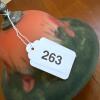 Floral Reverse Painted Glass Lamp Shade - 7