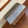Rustic Wooden Storage Chest with Carved Feet - 3