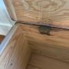 Rustic Wooden Storage Chest with Carved Feet - 5
