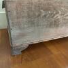Rustic Wooden Storage Chest with Carved Feet - 8