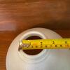 Three White Milk Glass Lamp Shades - 10