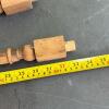 Eight Turned Wooden Furniture Spindles - 4