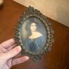 Pair of Small Ornate Framed Portraits - 3