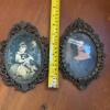 Pair of Small Ornate Framed Portraits - 6