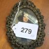 Pair of Small Ornate Framed Portraits - 8