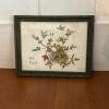 10" x 8" Framed Herb Robert Botanical Art, Signed