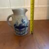 Salmon Falls Stoneware Blue Decorated Pitcher - 1998 - 10