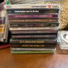 Assorted CDs and CD-ROMs with Woven Storage Basket - 2
