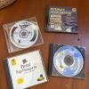 Assorted CDs and CD-ROMs with Woven Storage Basket - 4