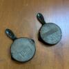 Dansk Brown Enamel Cast Iron Baker with Pair Magnus Crafts Mini Skillets - 3