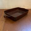 Dansk Brown Enamel Cast Iron Baker with Pair Magnus Crafts Mini Skillets - 5