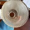 Pair of Glass Lamp Shades - Clear and Frosted - 5