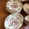 Whieldon Ware Pheasant Pattern English Dinnerware Set - 4