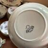 Whieldon Ware Pheasant Pattern English Dinnerware Set - 13