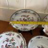 Whieldon Ware Pheasant Pattern English Dinnerware Set - 18