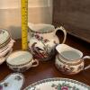 Whieldon Ware Pheasant Pattern English Dinnerware Set - 21