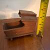 Miniature Dollhouse Wooden Cradle - 4