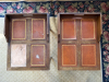 Pair of Leather-Top Mahogany End Tables with Tray Backs - 4