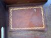 Pair of Leather-Top Mahogany End Tables with Tray Backs - 7