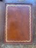 Pair of Leather-Top Mahogany End Tables with Tray Backs - 9